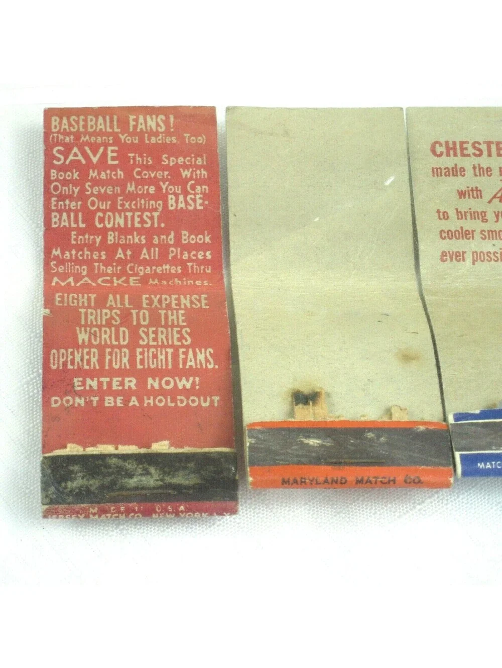 N/A vintage matchbook